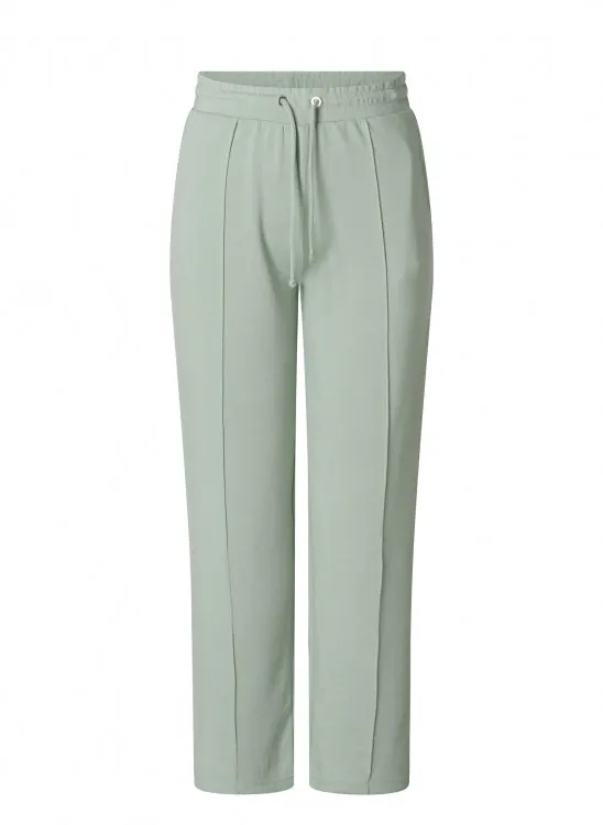 Slate Green Wide Leg Joggers
