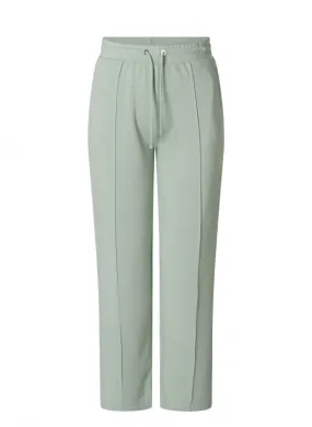 Slate Green Wide Leg Joggers