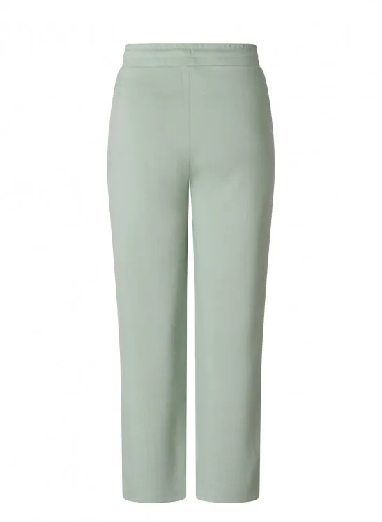 Slate Green Wide Leg Joggers