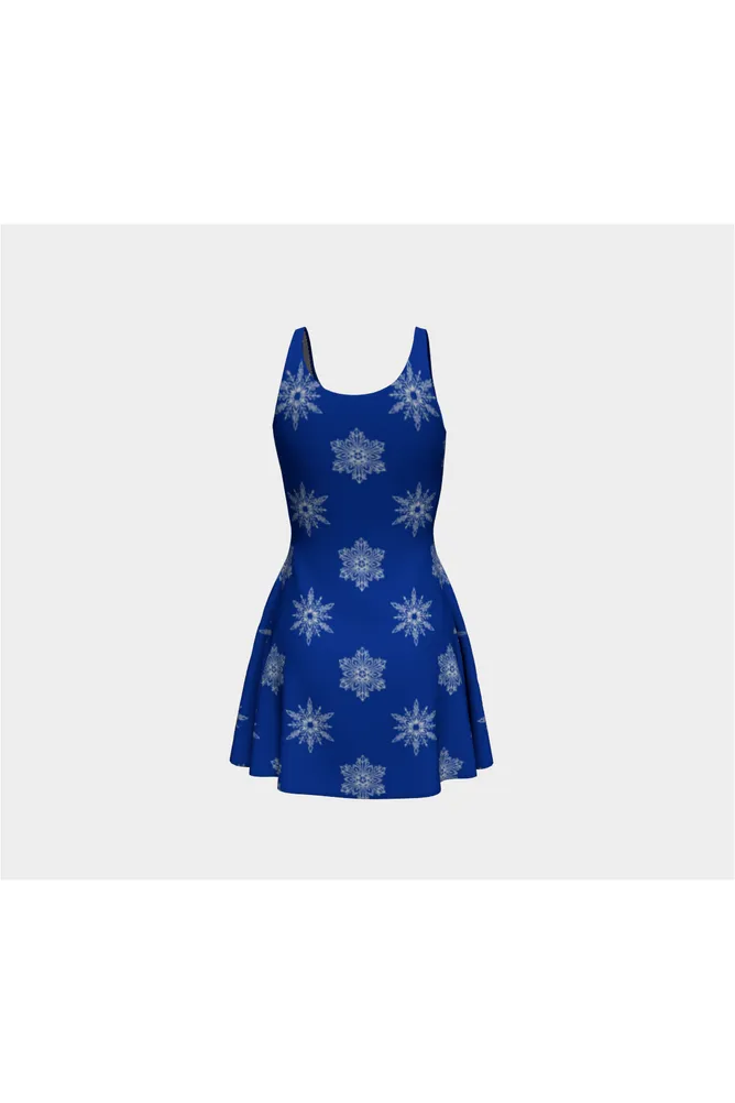 Snowflakes Flare Dress