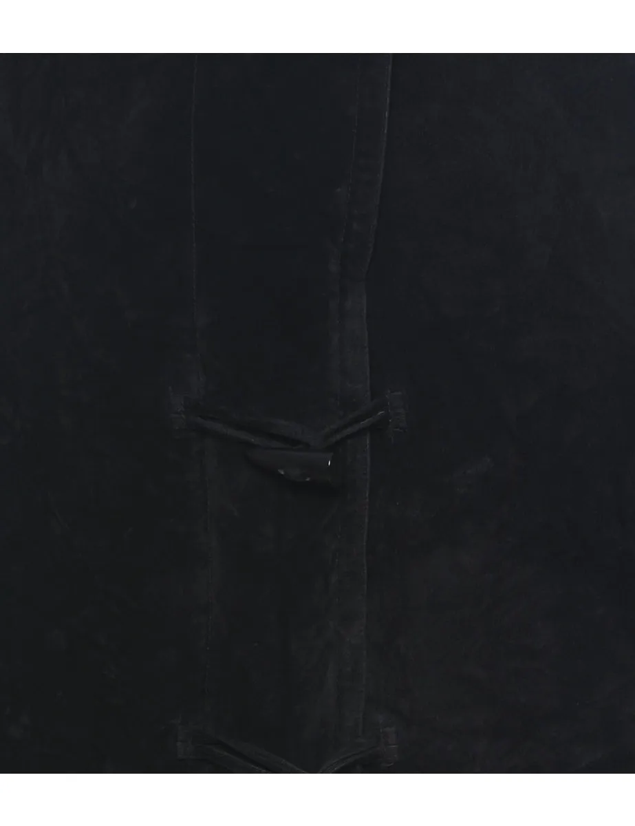 St John's Bay Shearling Suede Jacket - M