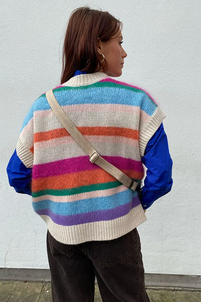 Stella Nova Knitted Striped Vest