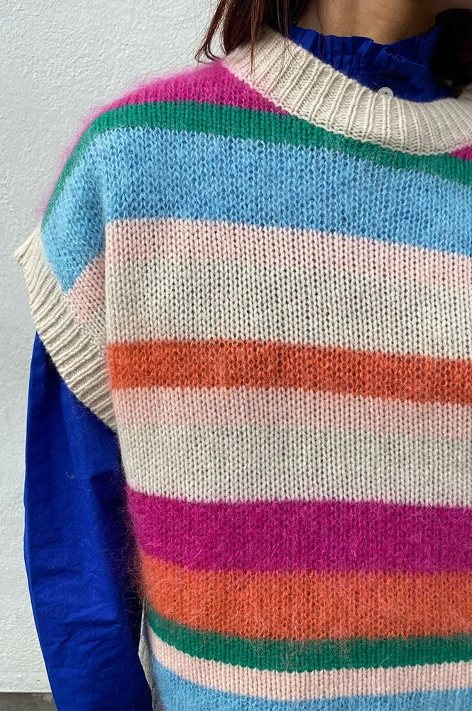 Stella Nova Knitted Striped Vest