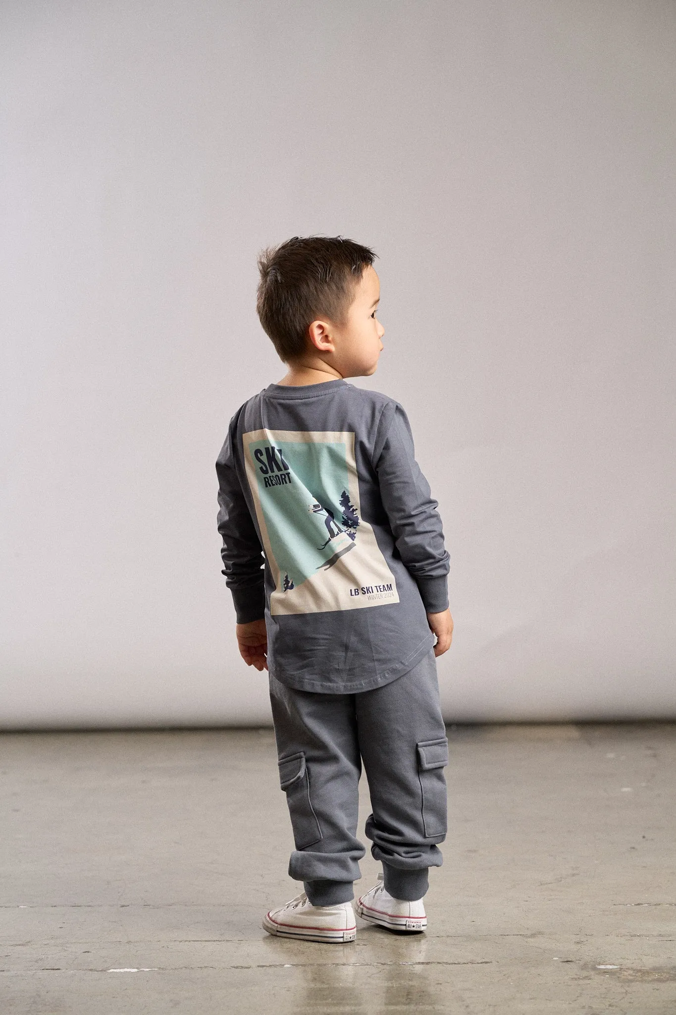 Stitch Pocket Cargo Jogger - Smoke