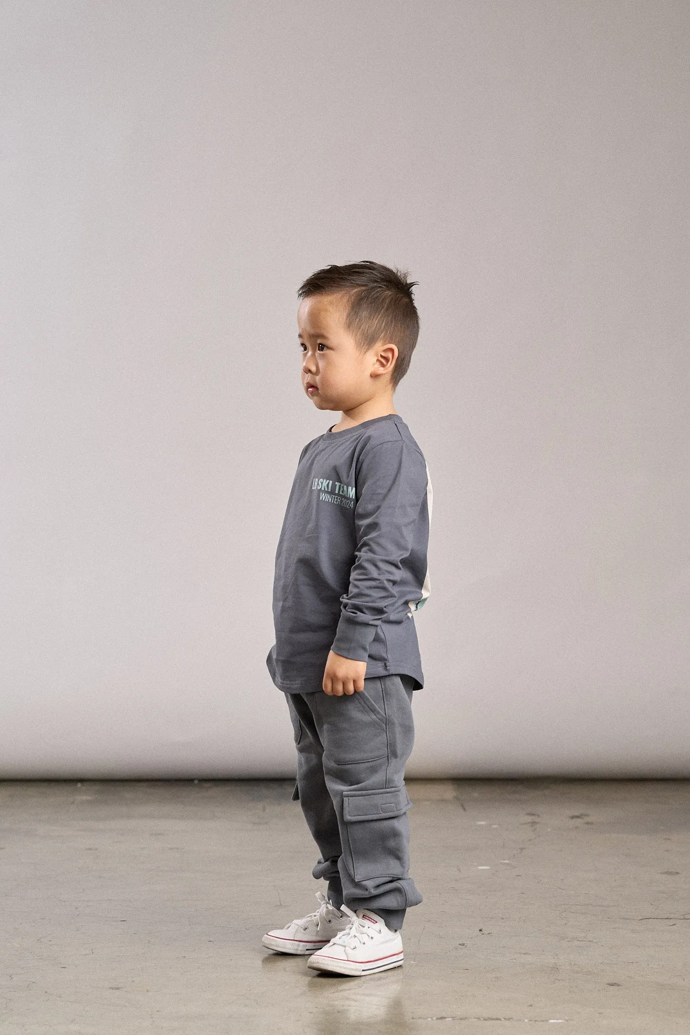 Stitch Pocket Cargo Jogger - Smoke