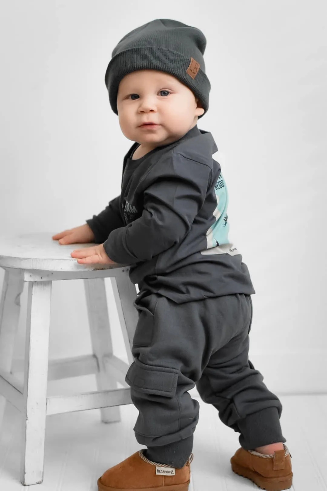 Stitch Pocket Cargo Jogger - Smoke