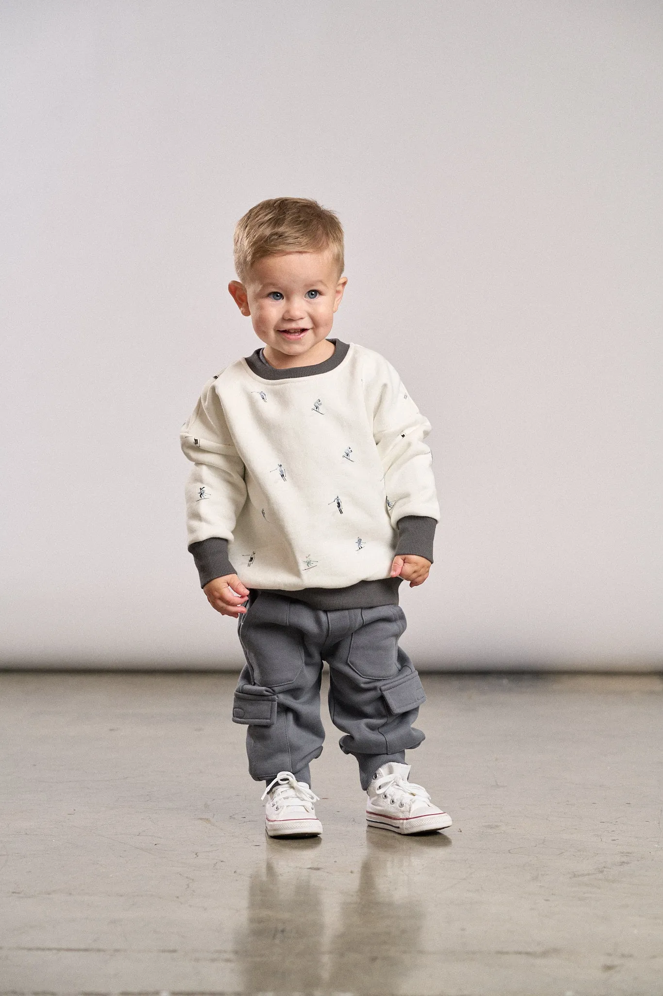 Stitch Pocket Cargo Jogger - Smoke