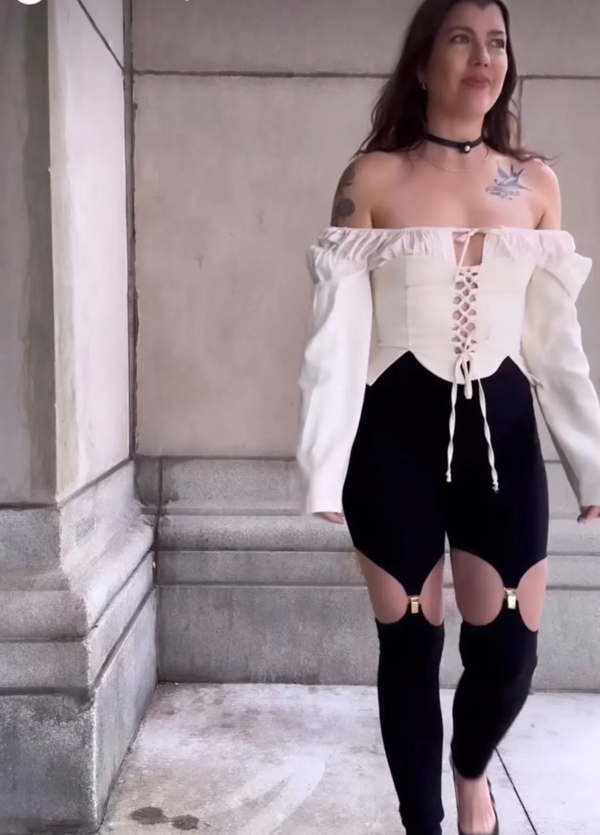 Suspender Leggings