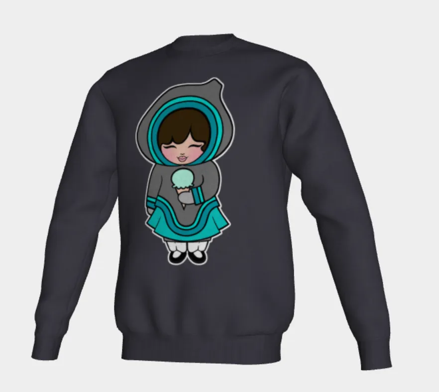 Sweatshirt - Minty Siku Girl