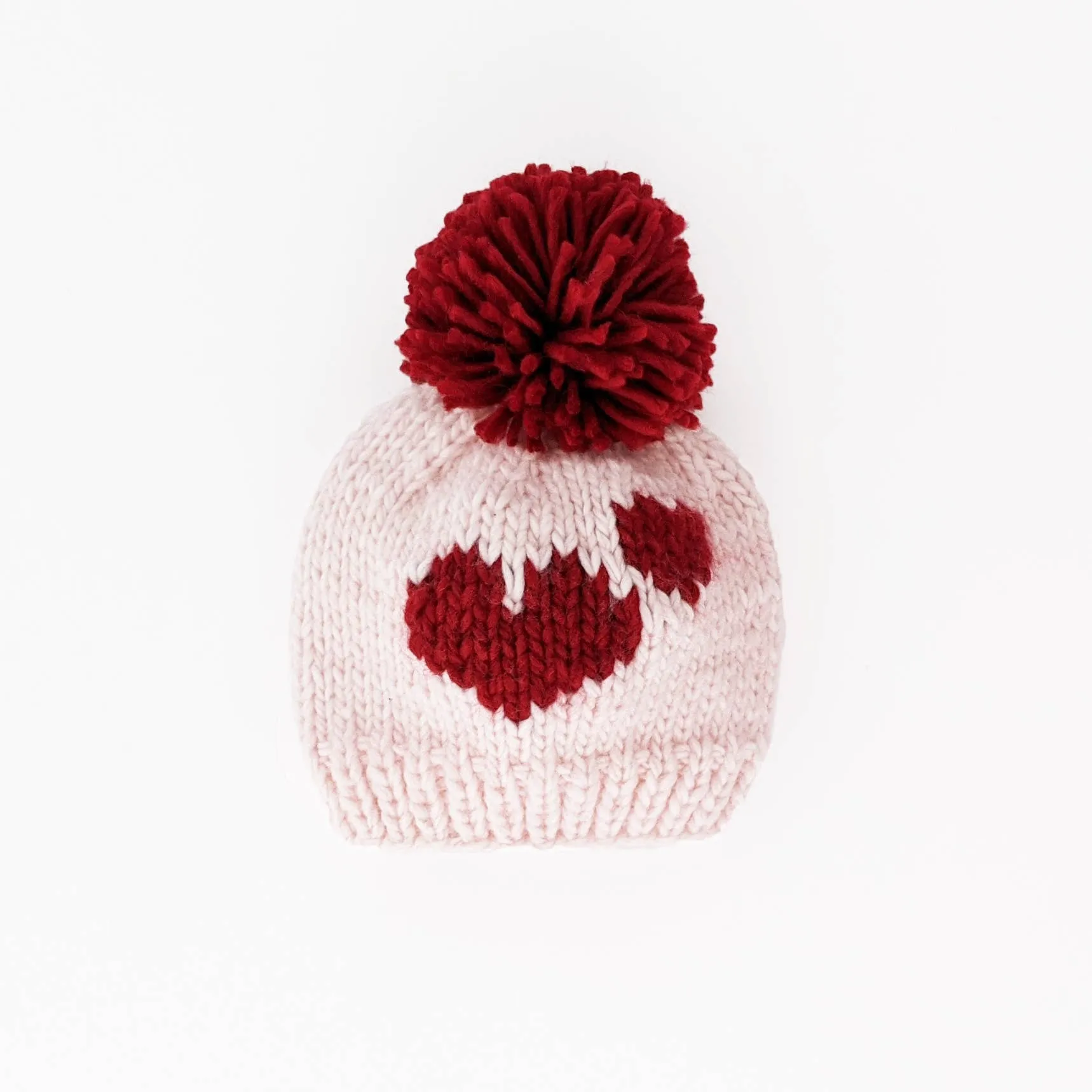 Sweetheart Kids and Adult Knit Beanie Hat