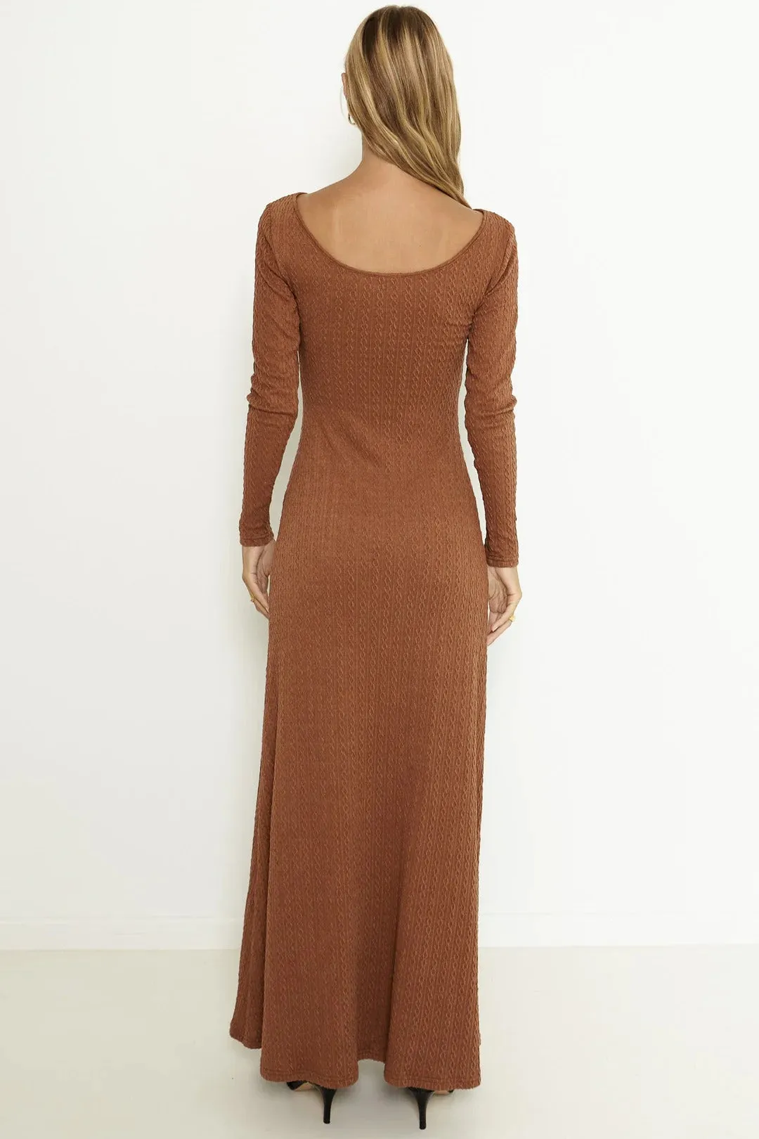 Tallulah Maxi Dress - Chestnut