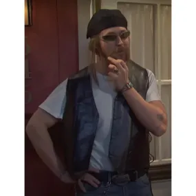 The Fall Guy 2024 Black Leather Vest