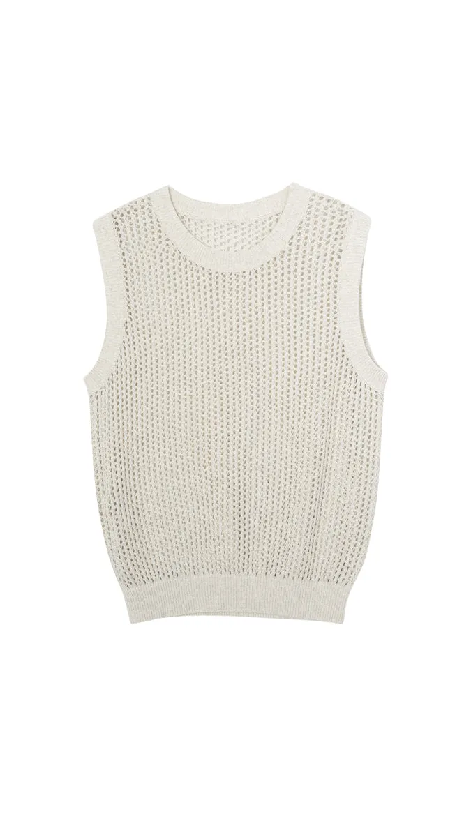 THE LIGHT OF RETURNING TO NATURE KNIT VEST