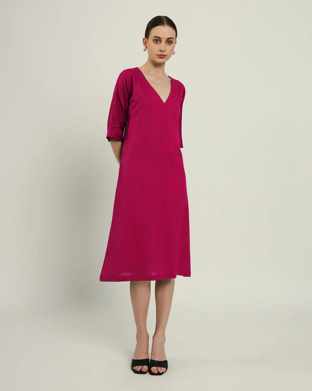 The Mildura Berry Cotton Dress