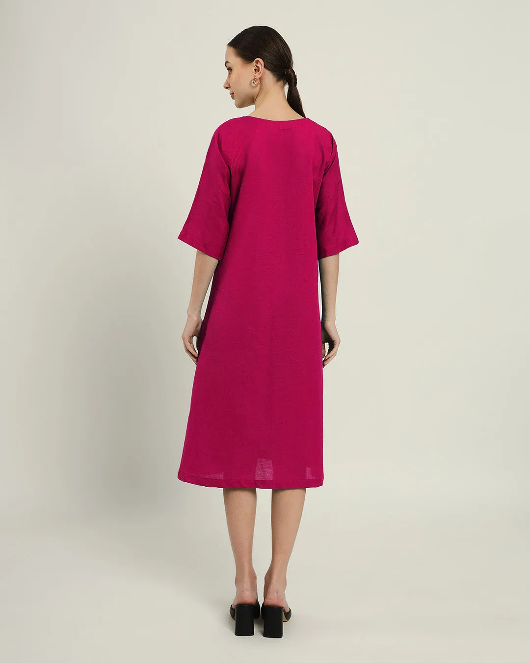 The Mildura Berry Cotton Dress