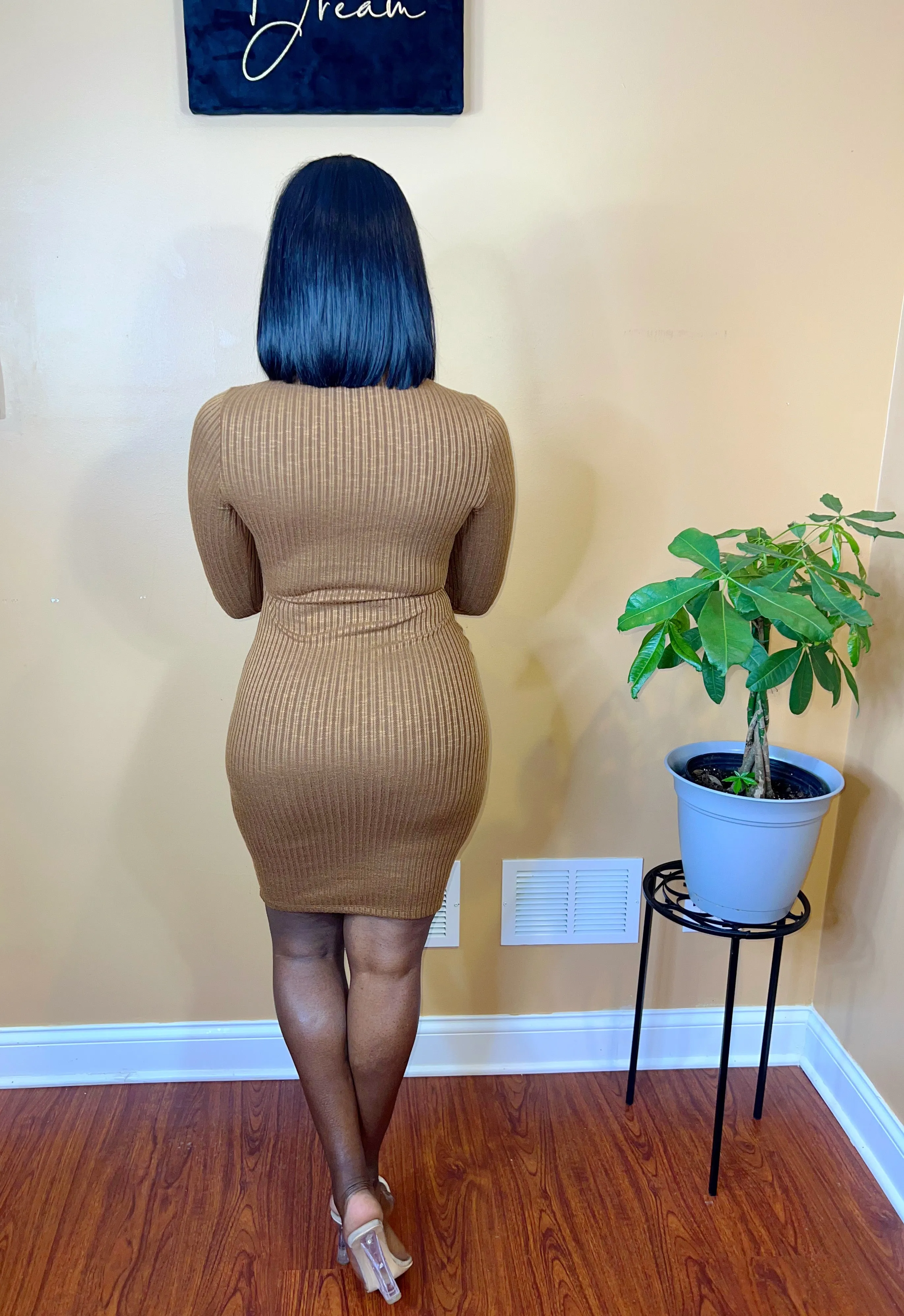 The Mock Neck Dress