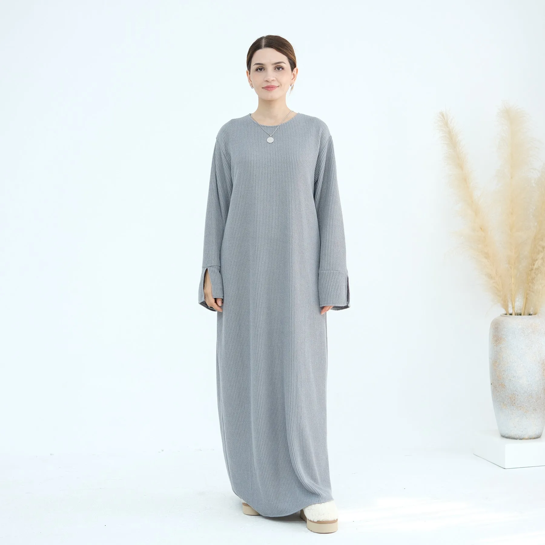 Thickened Knitted Sweater Dress