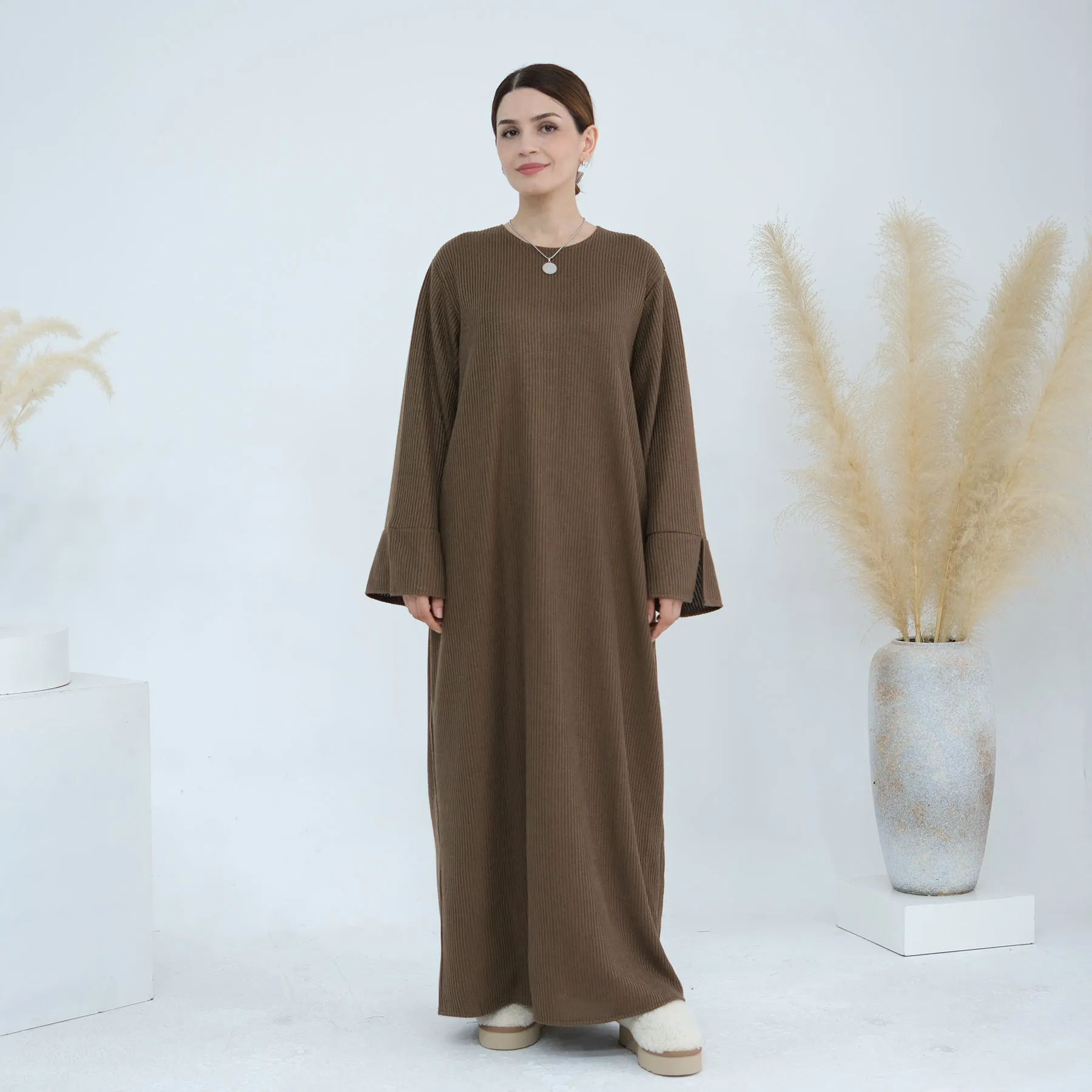Thickened Knitted Sweater Dress
