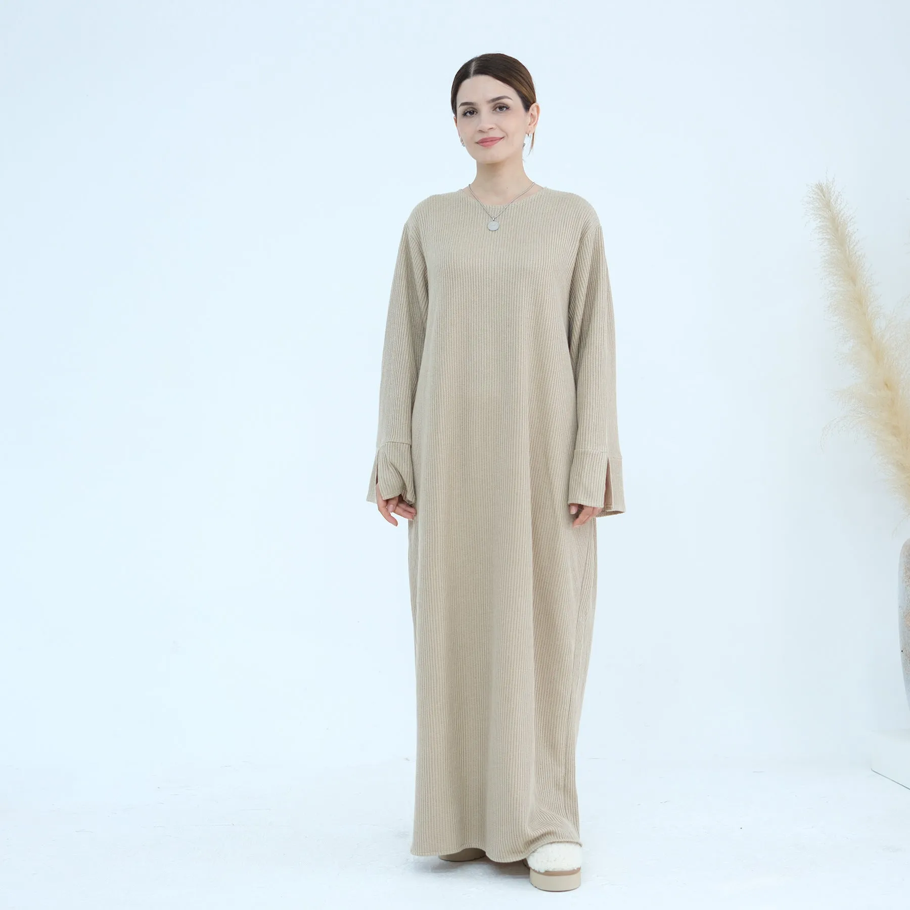 Thickened Knitted Sweater Dress