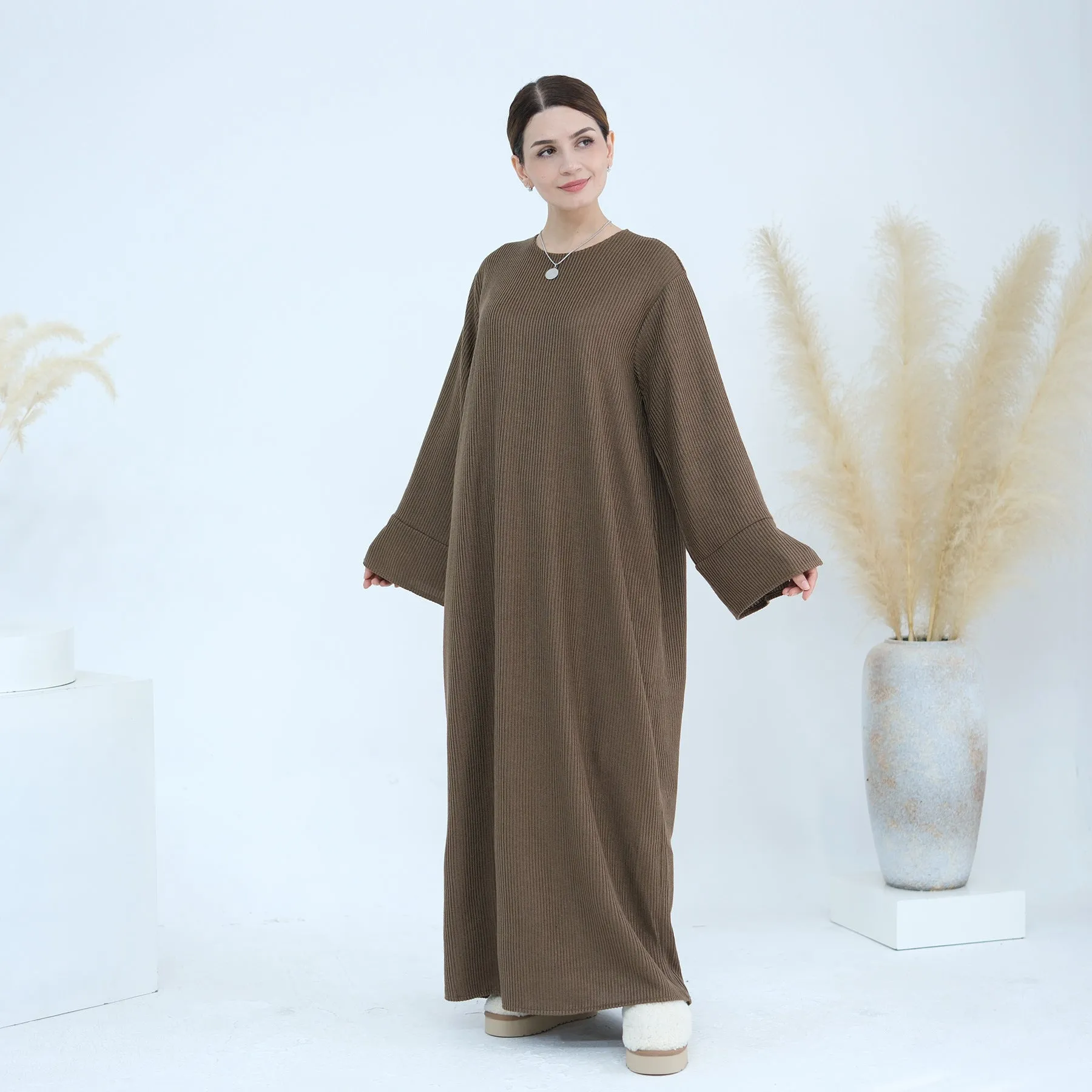 Thickened Knitted Sweater Dress