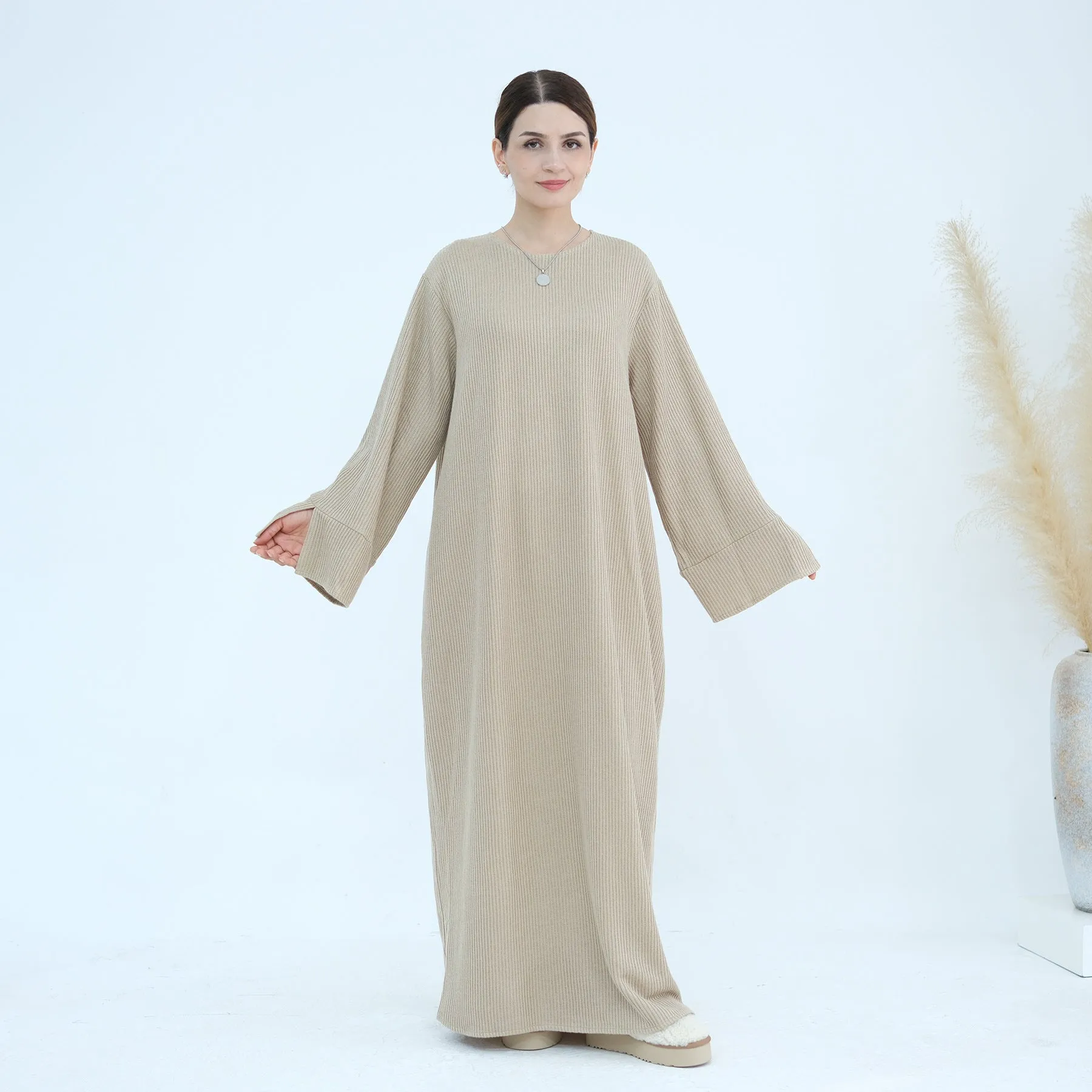 Thickened Knitted Sweater Dress