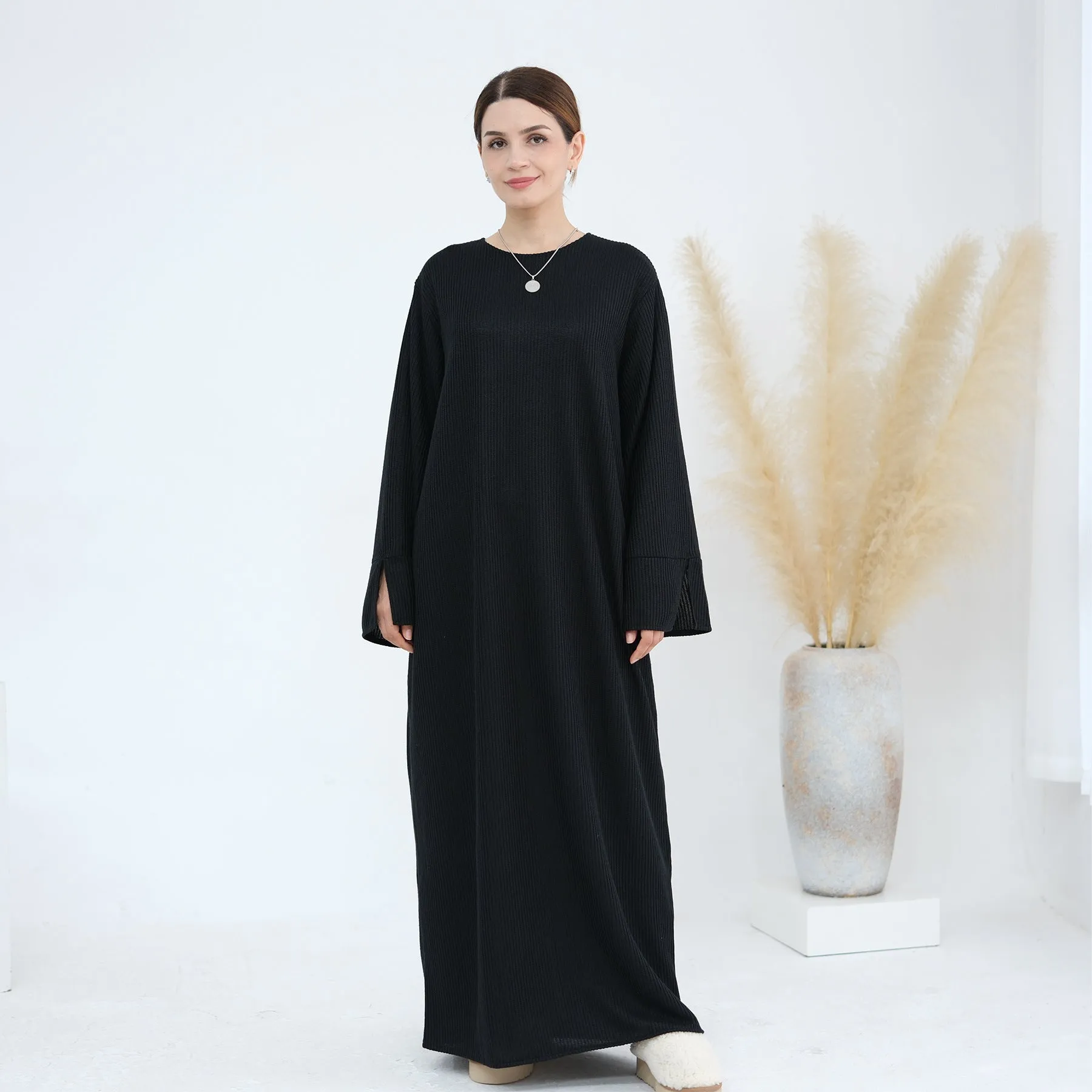 Thickened Knitted Sweater Dress