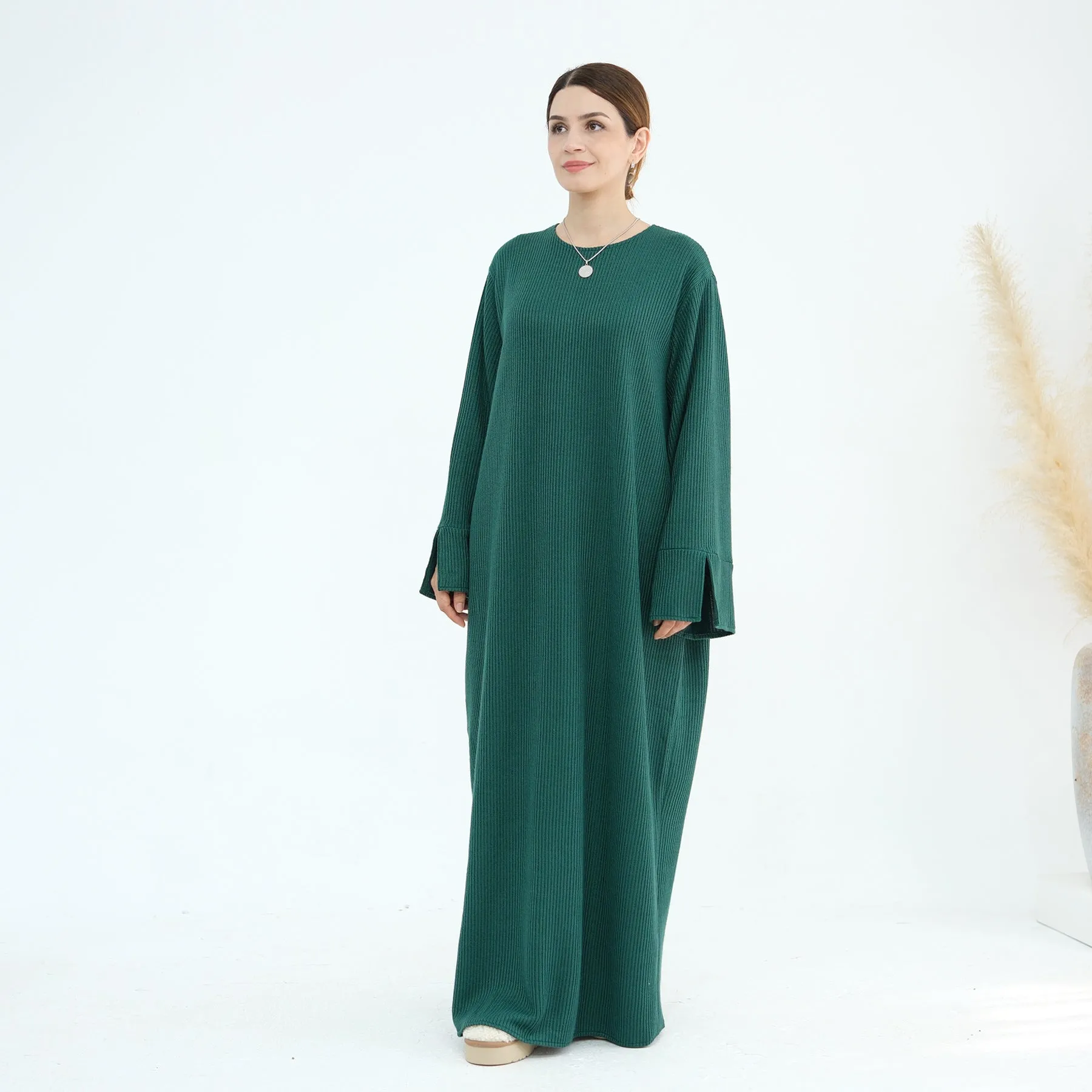 Thickened Knitted Sweater Dress