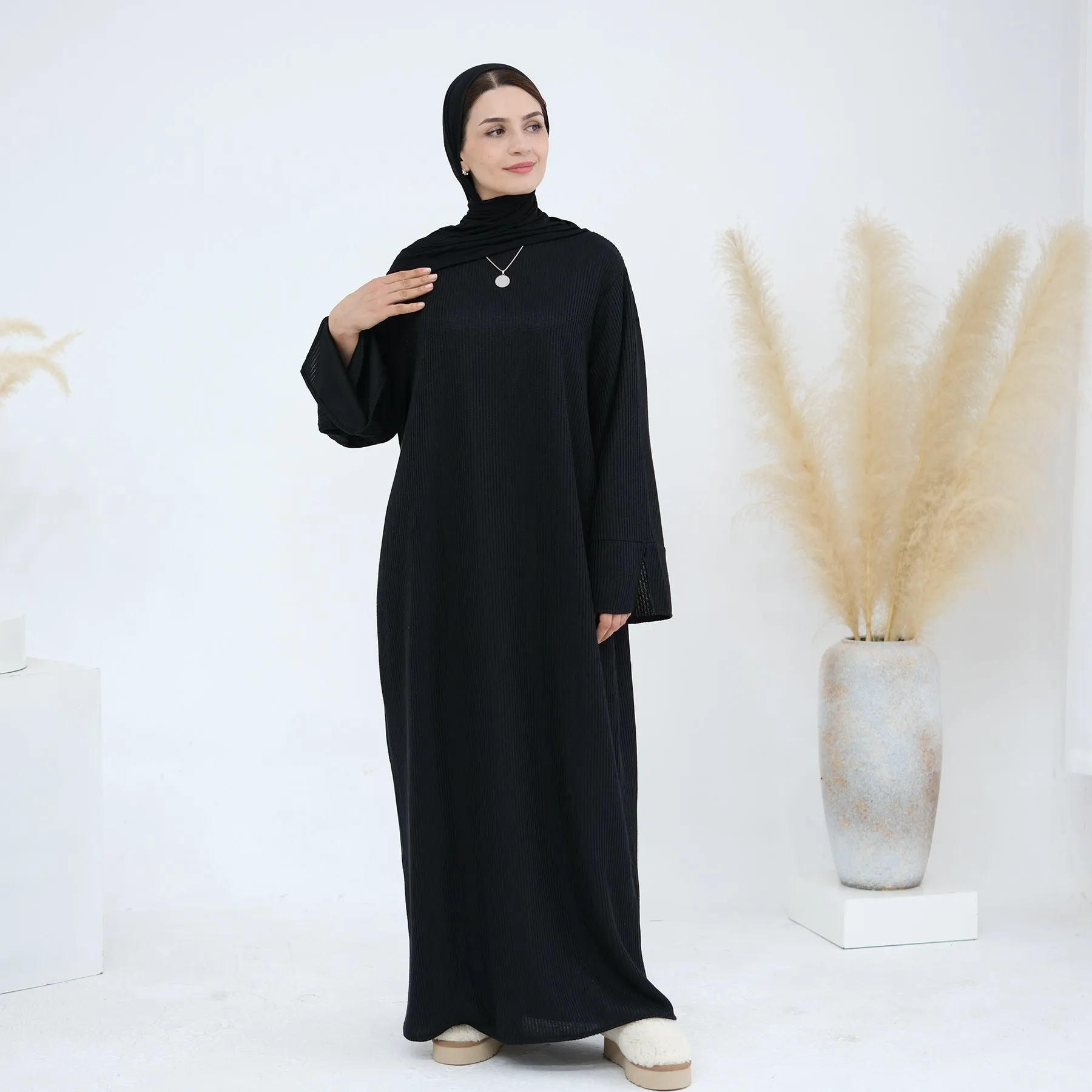 Thickened Knitted Sweater Dress