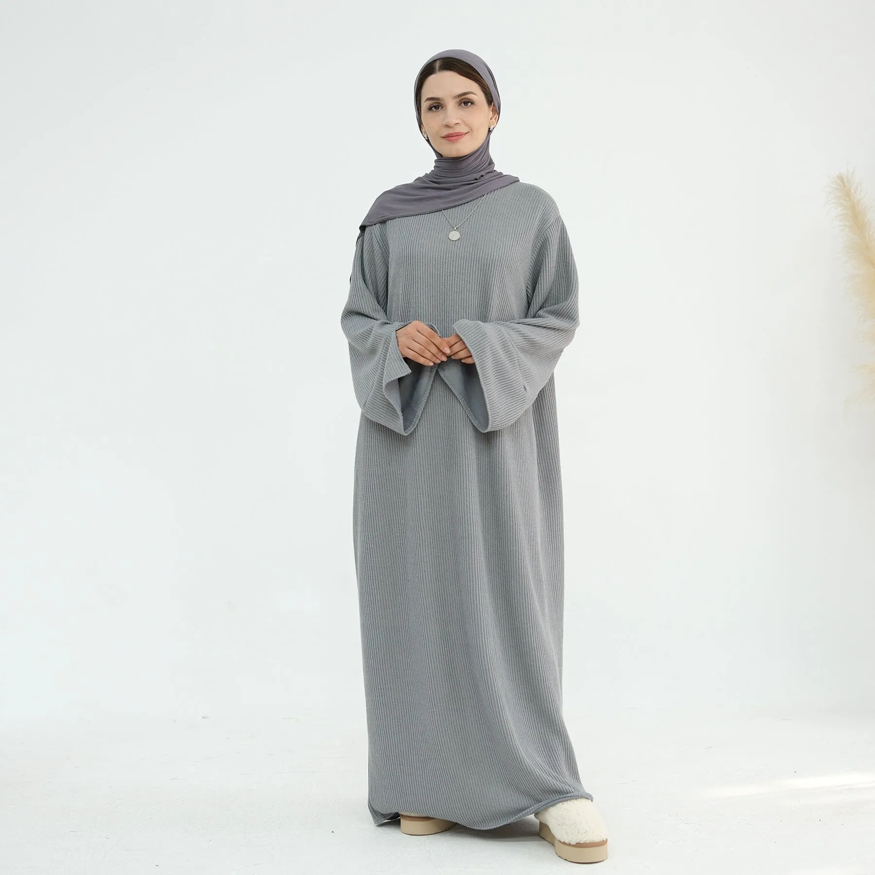 Thickened Knitted Sweater Dress