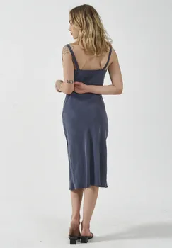 Thrills Sasha Slip Dress Marine Blue