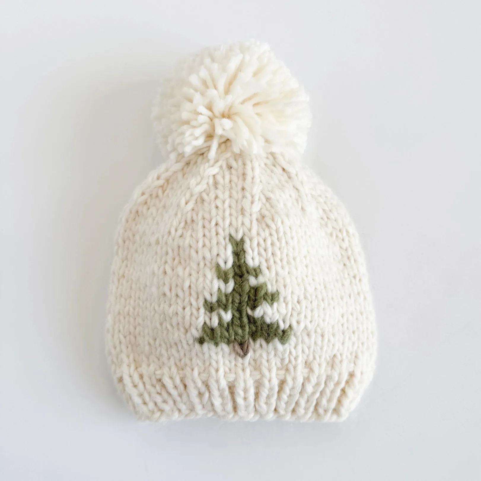 Tree Hat Cream  Baby Kid Beanie