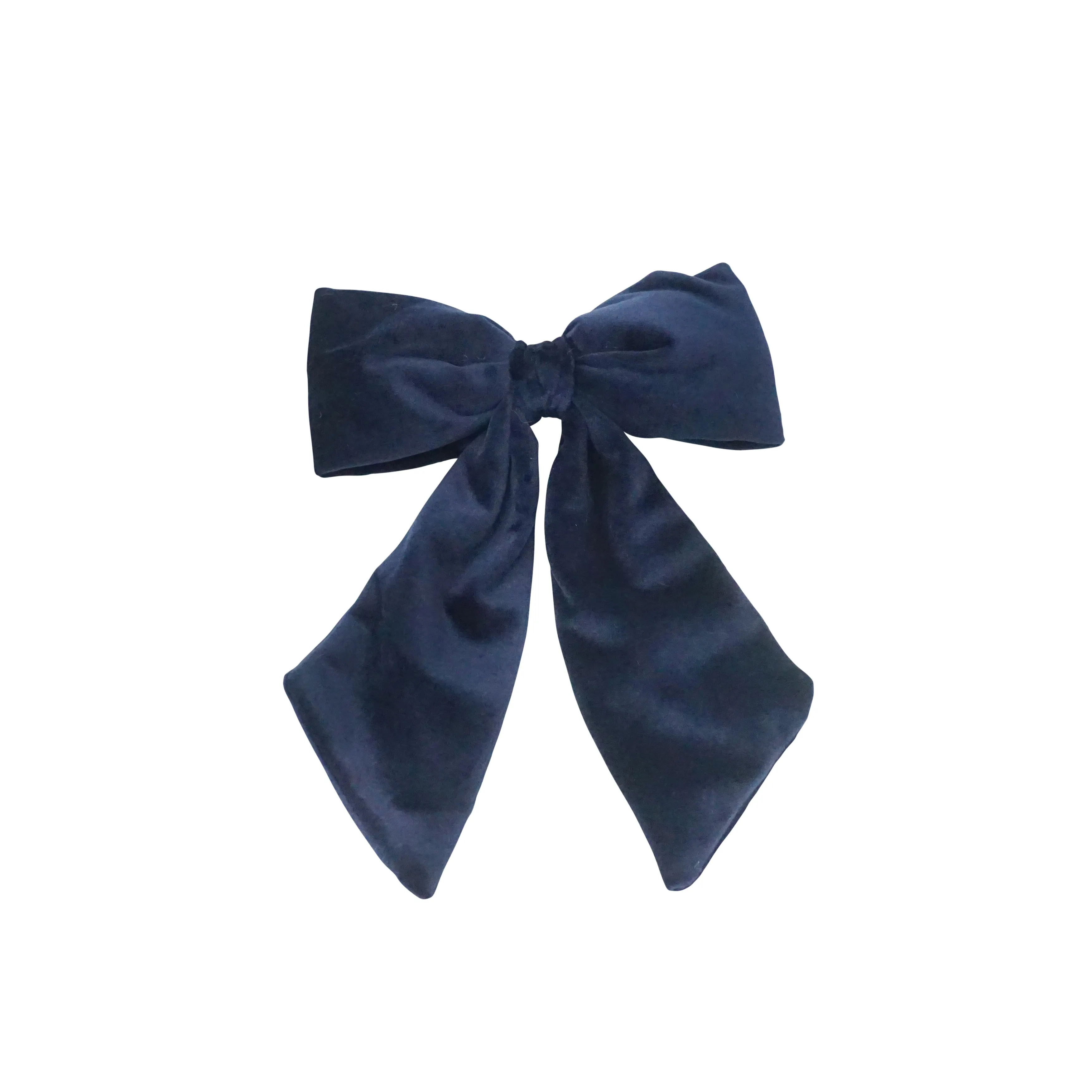 Velvet Padded Bow Statement Clips