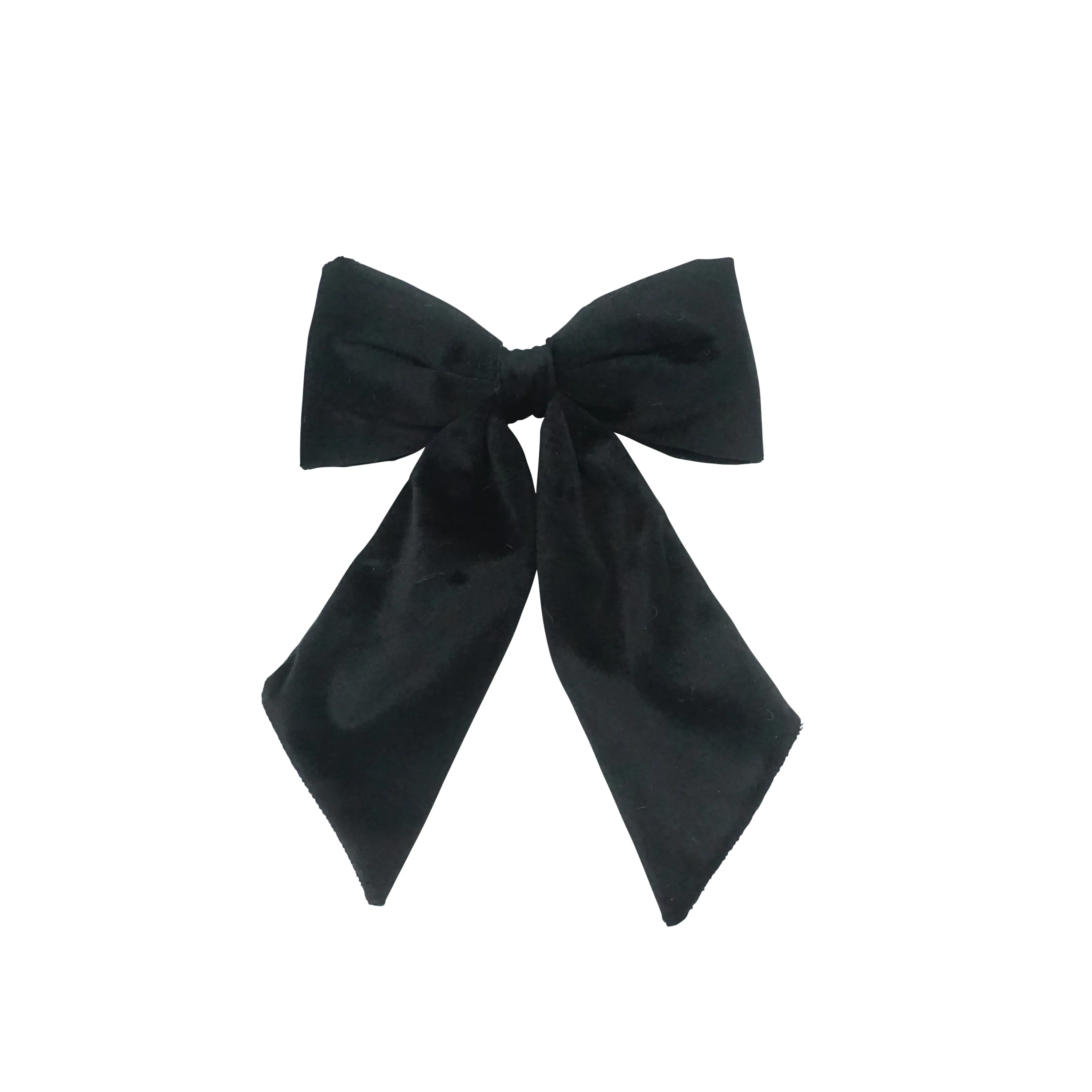 Velvet Padded Bow Statement Clips