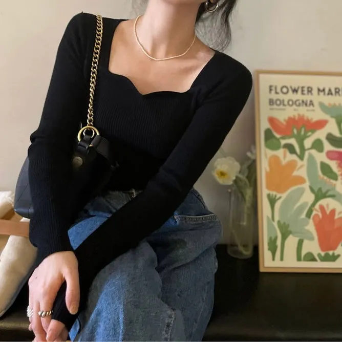 Wavy Square Knit
