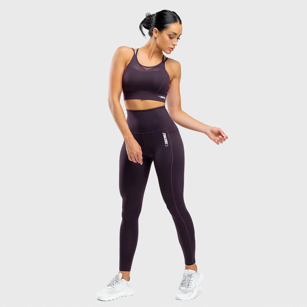 We Rise High-Waisted Leggings - Beetroot