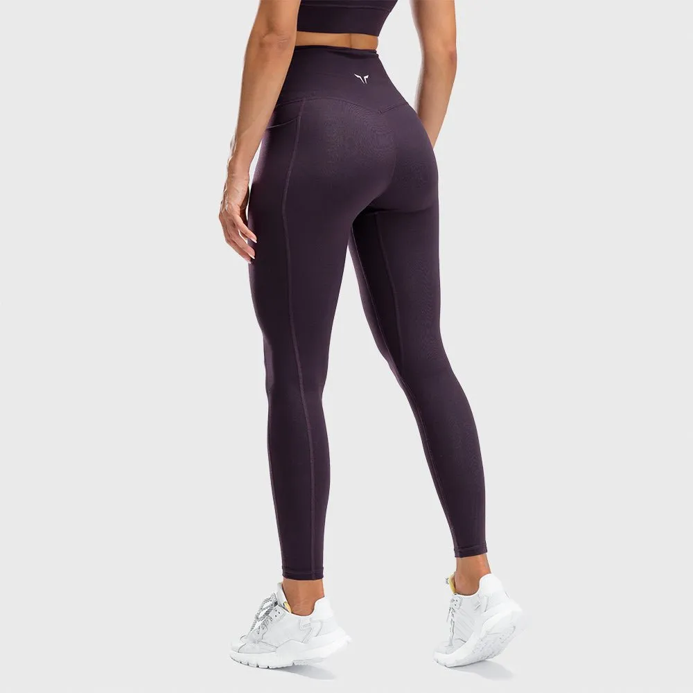 We Rise High-Waisted Leggings - Beetroot