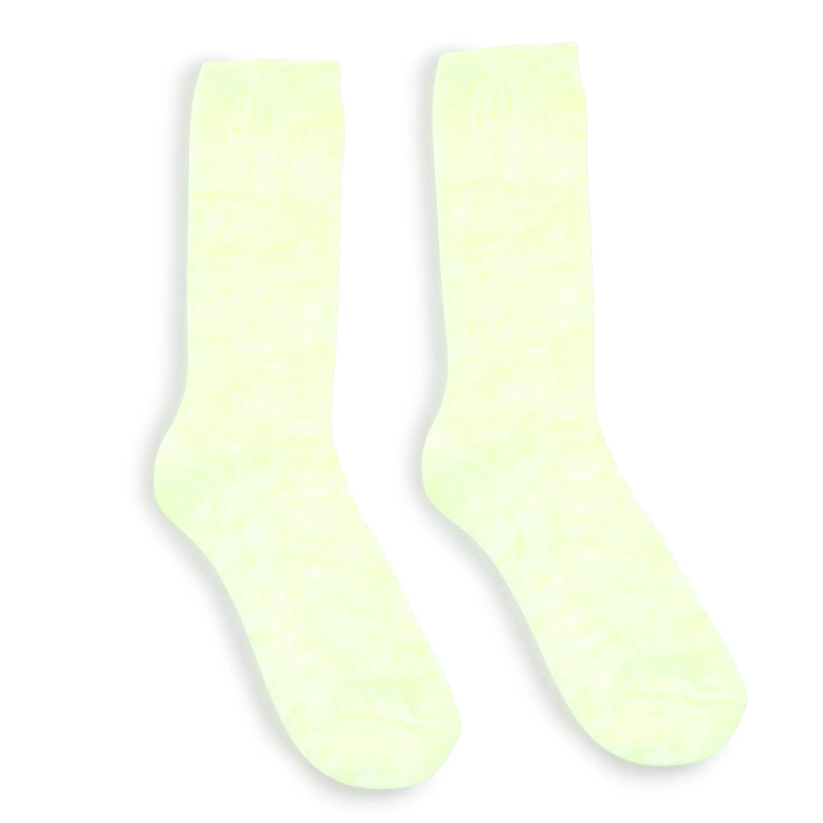 Women Cozy Color Pop Long Fur Socks (Crew 8 Pairs) YZ 18