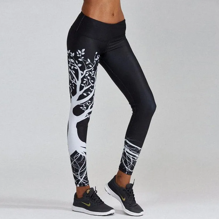 Women's Fitness Push Up Elastic Slim Leggings