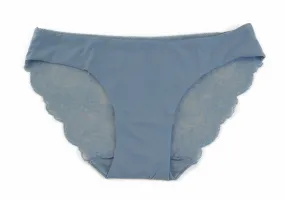 Womens Sexy Underwear With Lace Back Panties Undies Lingerie Blue