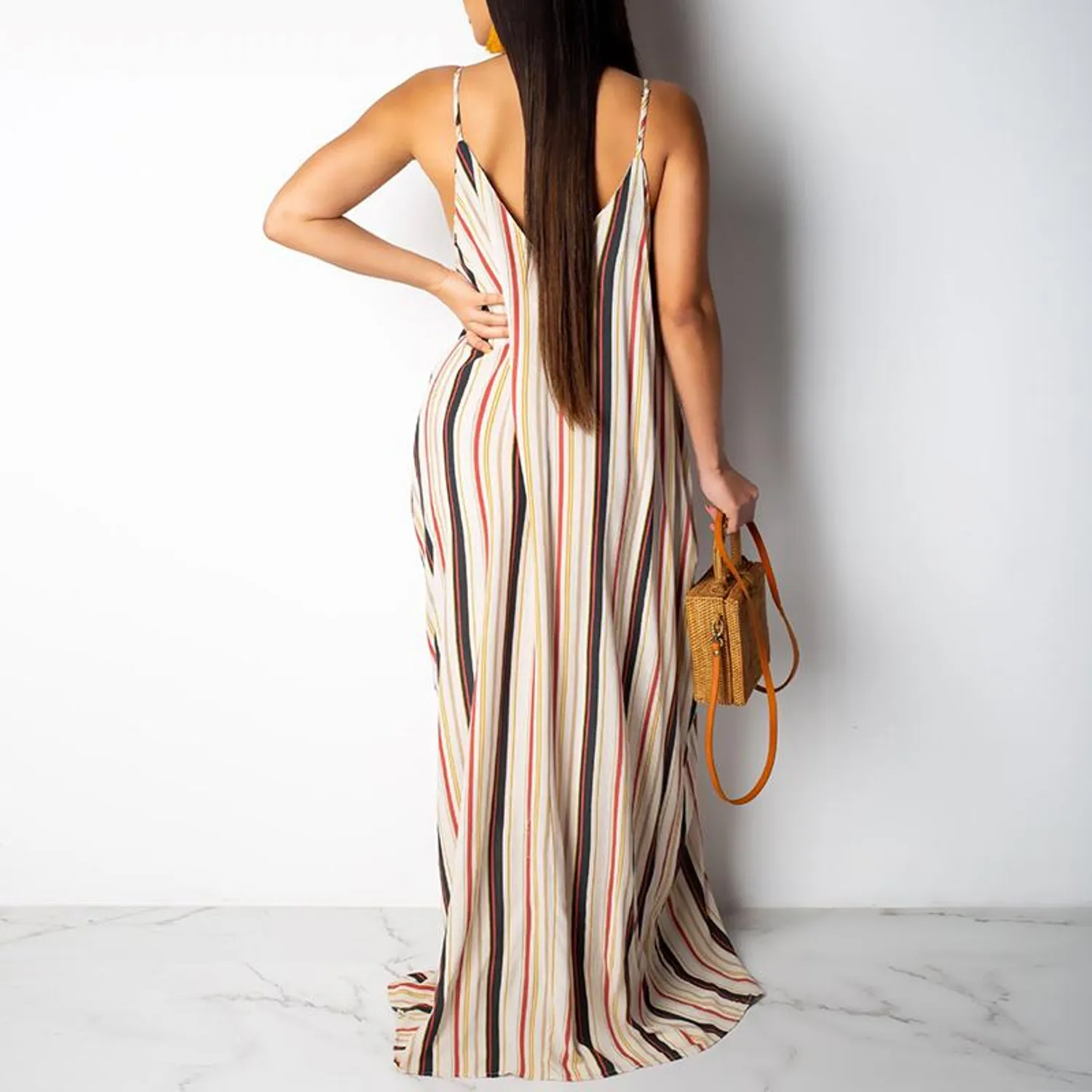 Women's Summer Casual Printed Maxi Dress