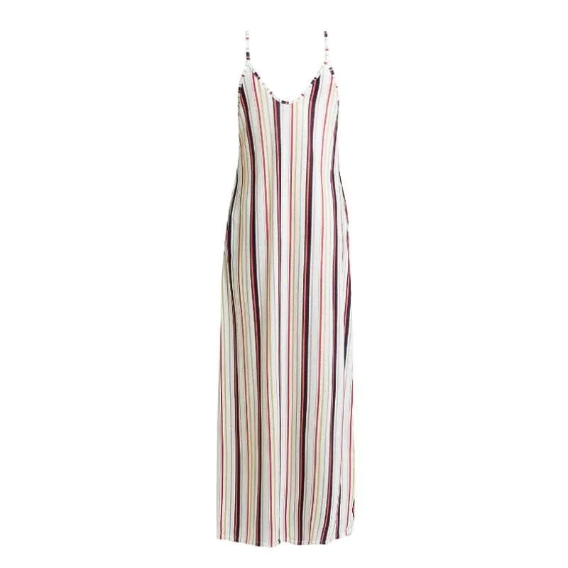 Women's Summer Casual Printed Maxi Dress