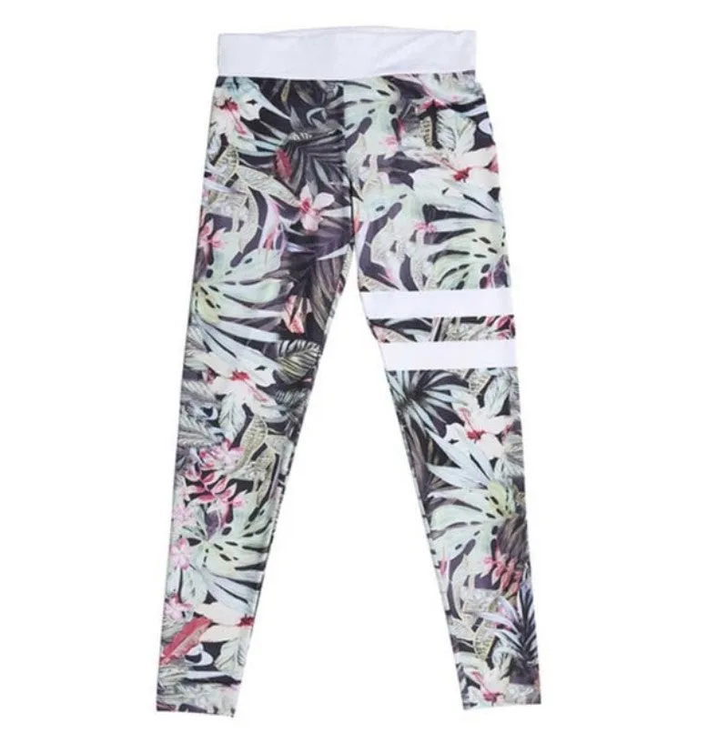Women's Summer High Waist Push-Up Elastic Workout Leggings
