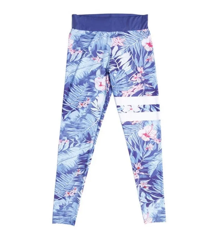 Women's Summer High Waist Push-Up Elastic Workout Leggings