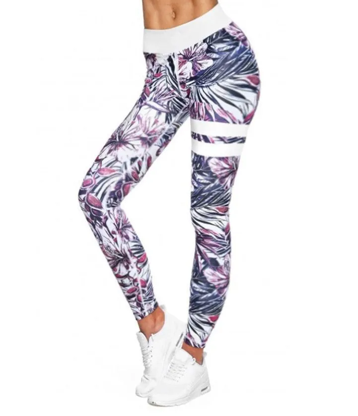 Women's Summer High Waist Push-Up Elastic Workout Leggings