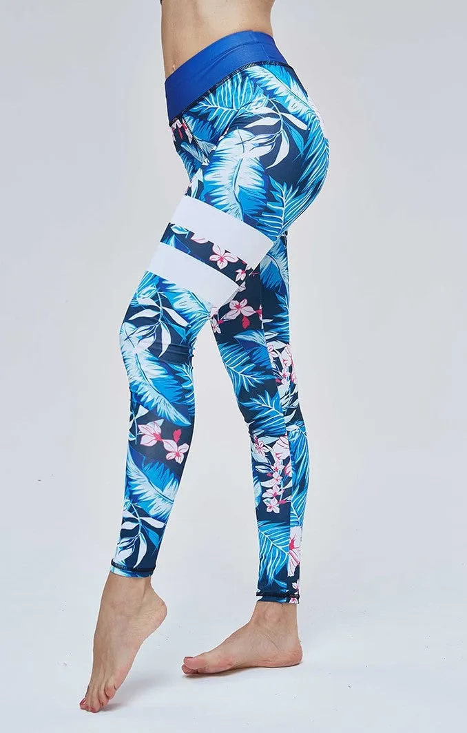 Women's Summer High Waist Push-Up Elastic Workout Leggings