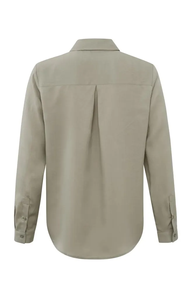 YAYA  Basic Soft Polin ABeige Blouse