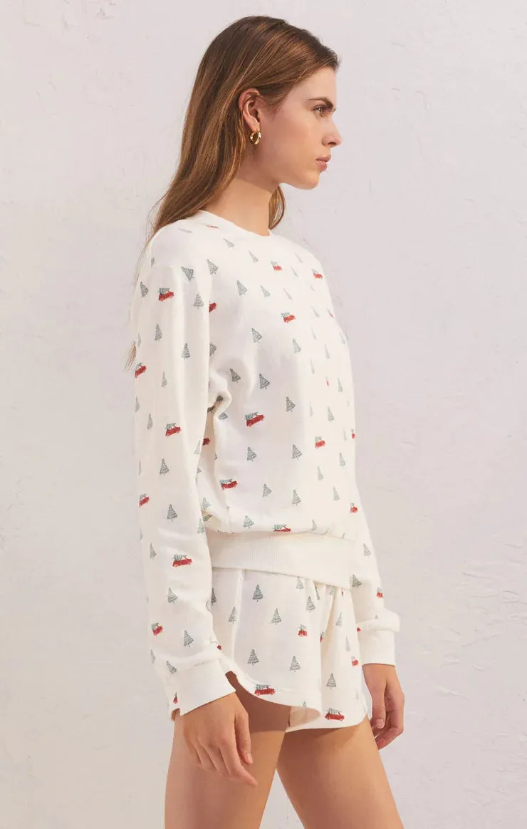 Z Supply Classic Tree Long Sleeve Top