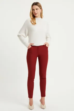 ZRF Women High Waist Pants - Terracotta - Girona